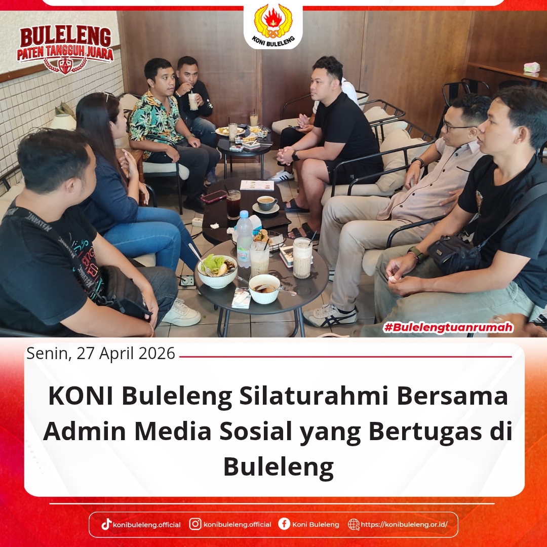 KONI Buleleng Silaturahmi Bersama Admin Media Sosial Buleleng