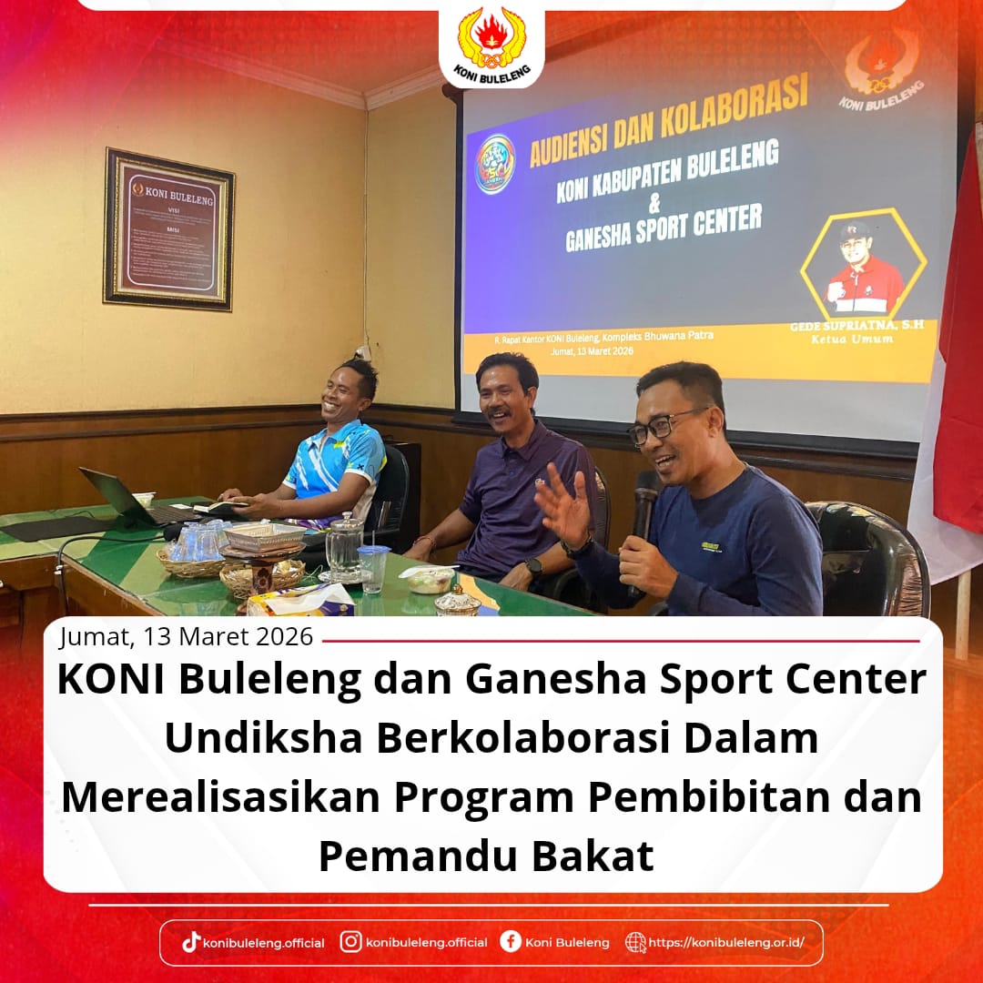 KONI Buleleng dan GSC Berkolaborasi