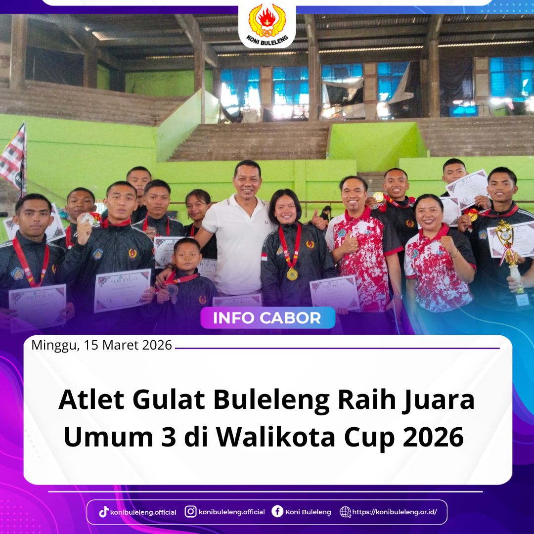 Atlet Gulat Raih Juara Umum 3 di Walikota Cup 2026